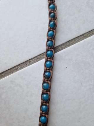 Braccialetto Tibetano Pietre Dure Fatto a Mano