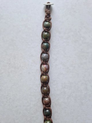 Braccialetto Tibetano Pietre Dure Fatto a Mano