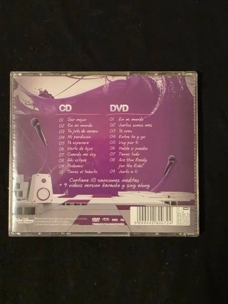 CD + DVD Violetta La música es mi mundo