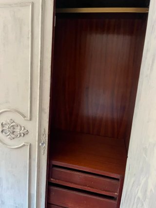 2 Armarios de madera beige/blanco