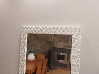Espejo Decorativo Blanco 160x70