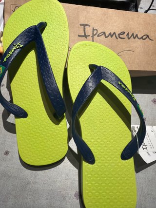 Chanclas Ipanema Verde y Azul