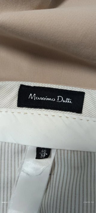 Pantalón chino hombre beige Massimo Dutti