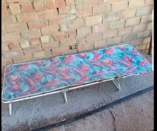Tumbona plegable playa multicolor