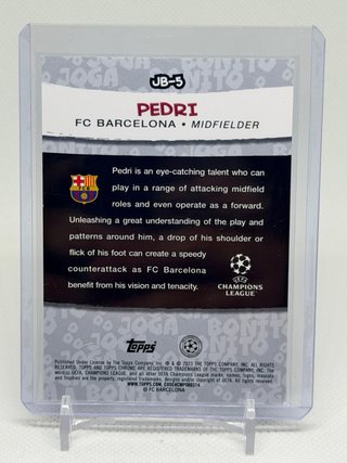 Pedri - Fc Barcelona - Joga Bonito - Topps Chrome