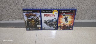 Lote 3 Juegos PS2: Ratchet & Clank, Resident Evil,