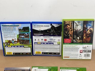 Lote 3 Estuches VACIOS PS4 y Microsoft XBOX 360