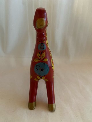 Cavallino Khokhloma URSS Legno Vintage