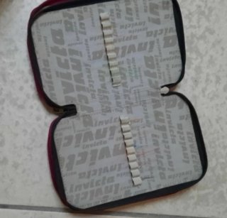 Astuccio Invicta 3 zip multicolor