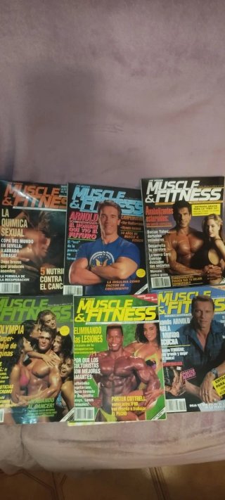 colección de ejemplares de 7 revista de culturism