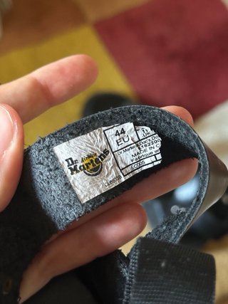 Sandalias Dr. Martens Talla 44 Negras