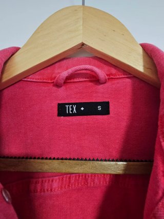 Chaqueta vaquera TEX roja talla S