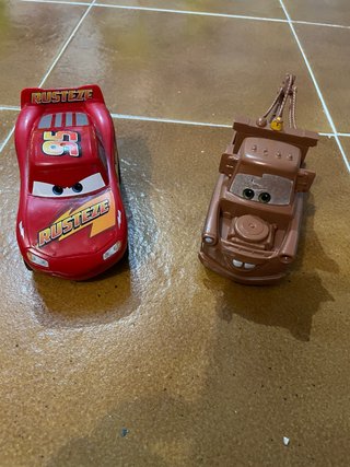 Coches Cars Rayo McQueen y Mate