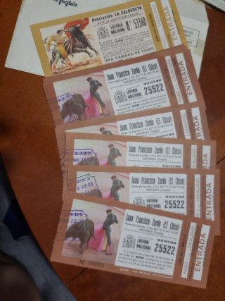 Entradas de toros antiguas
