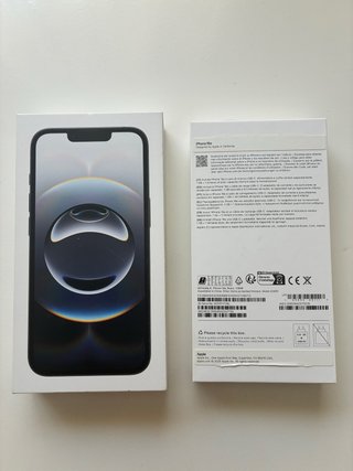 Caja original iPhone 16e