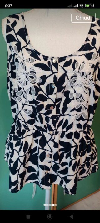 Blusa Camomilla 48 Nuovissima