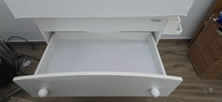 Cómoda cambiador infantil blanca