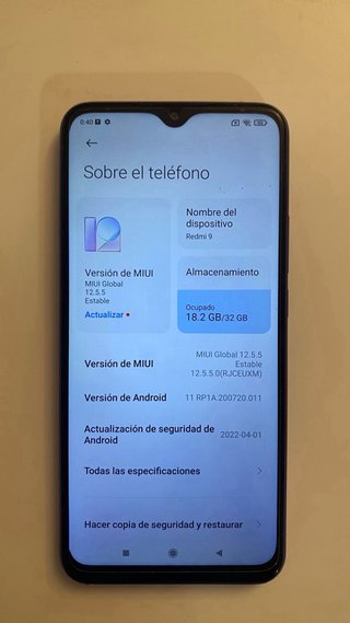 Xiaomi Redmi 9 Azul/Morado