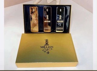 Set Perfume Paco Rabanne 1 Million Dorado
