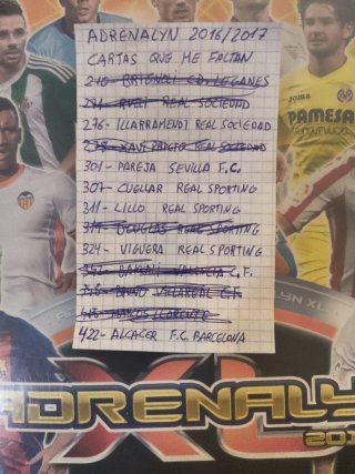 Album Adrenalyn XL LaLiga Santander 2016-17