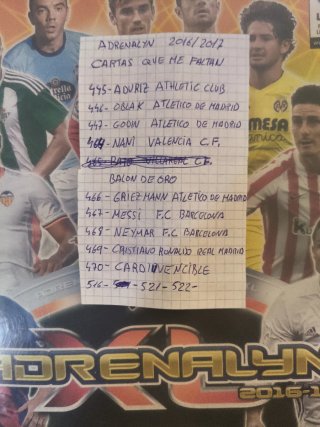 Album Adrenalyn XL LaLiga Santander 2016-17