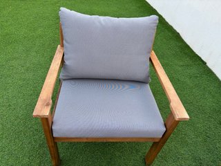 Conjunto Jardín Madera Acacia 4 Plazas
