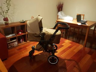 Carrito de bebé 3 piezas