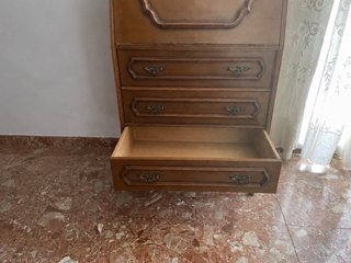 Buró clásico madera escritorio abatible