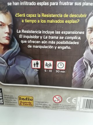 Juego de mesa La Resistencia Devir