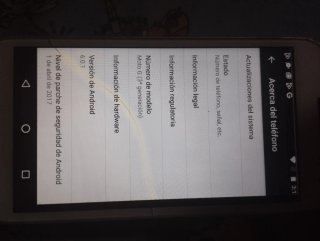 Movil Motorola Blanco para piezas.
