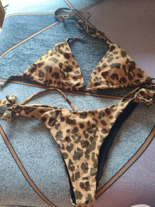 Bikini estampado leopardo