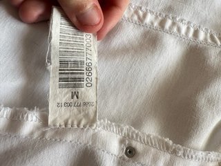Vestido Chaqueta blanca Stradivarius 2000s