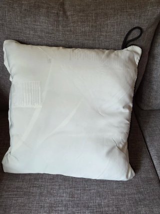Cojín y funda exterior trenzado Negro IKEA. NUEVOS