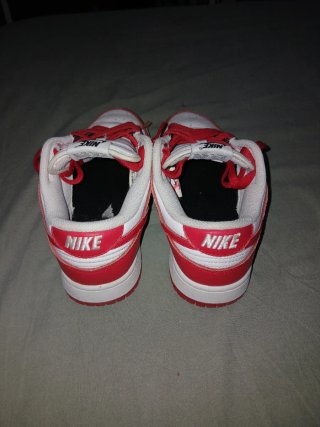 Nike Dunk Bambas Rojas y Blancas