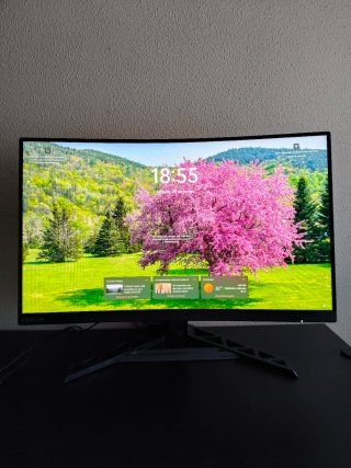 Monitor Gaming Lenovo R27fc-30 – 27" Curvo – 240Hz