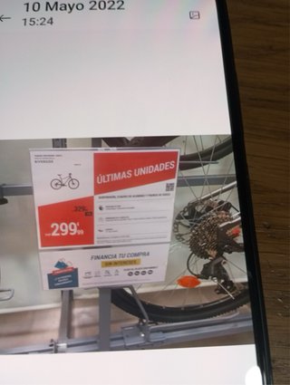 Bicicleta Btwin casi nueva Decathlon tiene frenos