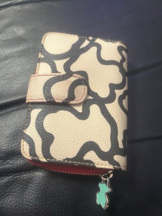 Billetera Tous Monedero Beige ,Rojo y Negro