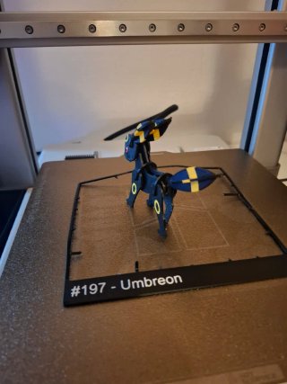 Puzzle 3D Pokémon Umbreon #197