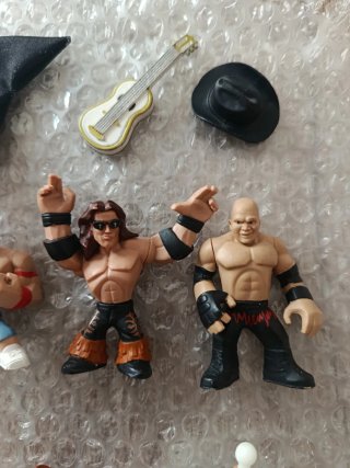 Lote Accesorios y Figuras WWE