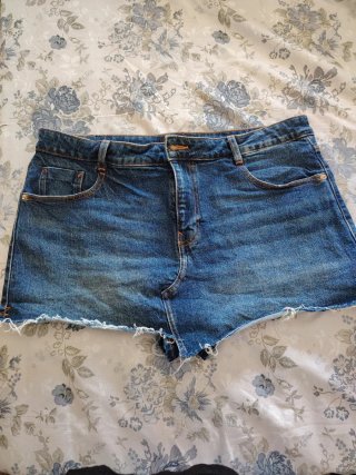 Falda short vaquera