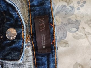 Falda short vaquera