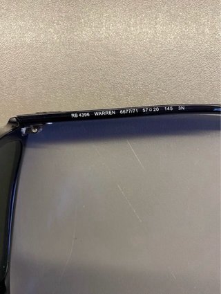 Gafas Sol Ray-Ban RB 4396 Warren. ORIGINALES.