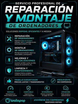 Reparacion y montaje de ordenadores