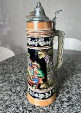 Brocca di birra tedesca artigianale - Ceramica