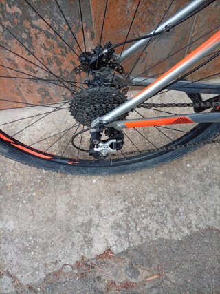Bicicleta Focus 29 Gris/Naranja