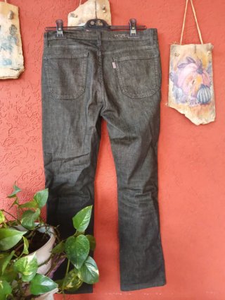 Jeans uomo neri con inserti