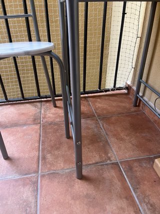 Mesa y 2 Sillas Exterior Mármol ÚLTIMA SEMANA