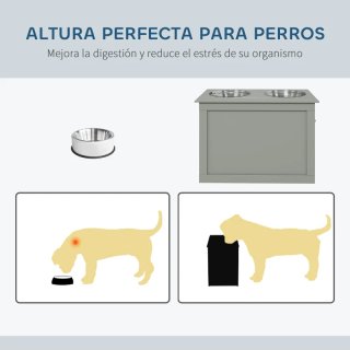 Comedero doble para perros