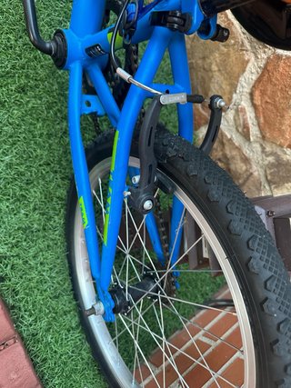 Bicicleta Infantil 20 Azul y Verde