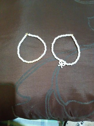 Pulseras de perlas blancas - Venta por unidad